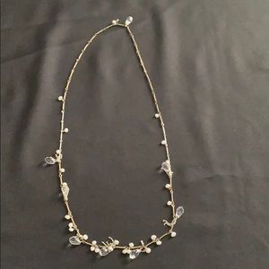 Silpada pearl and crystal necklace
